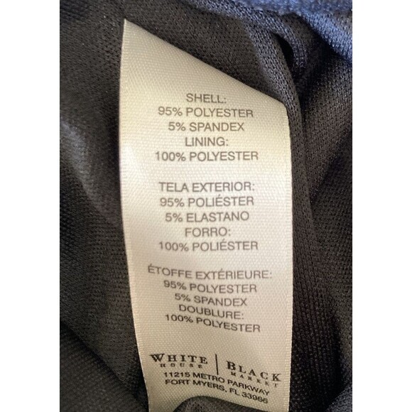 White House Black Market Dress Black Laser Cut WHBM - Picture 8 of 8